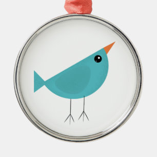 Birdy Ornament Aus Metall
