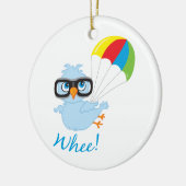 Birdy Parachute Keramikornament (Links)