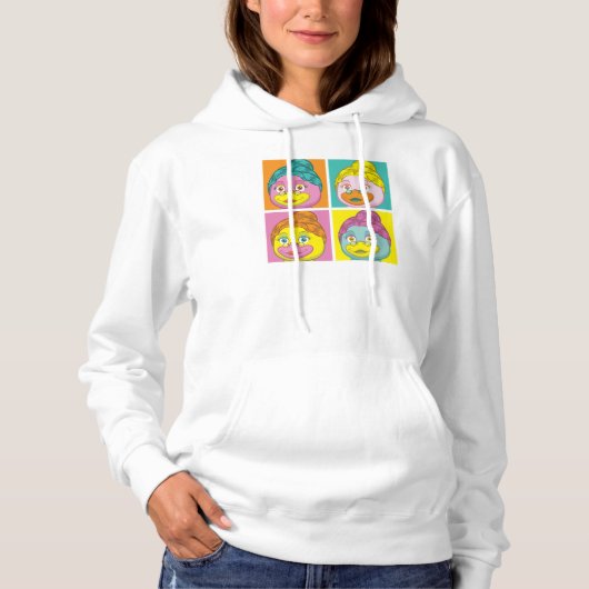 Birdy Pop Art Hoodie (Vorderseite)
