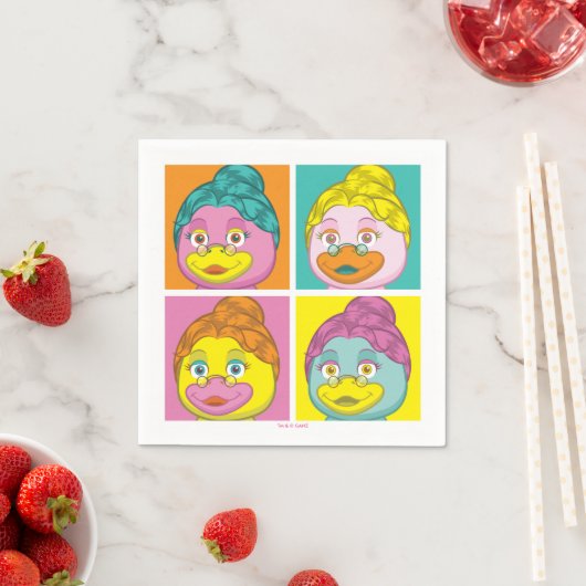 Birdy Pop Art Serviette (Beispiel)