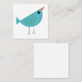 Birdy Quadratische Visitenkarte (Vorne/Hinten)