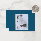 Birdy und das Eichhörnchen Mitteilungskarte (Vorderseite/Rückseite Beispiel)