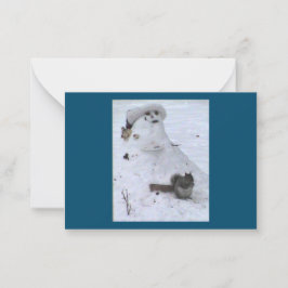 Birdy und das Eichhörnchen Mitteilungskarte