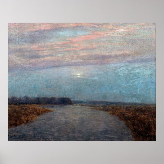 Birge Harrison - Mondlicht über den Hackensack [Re Poster (Vorne)