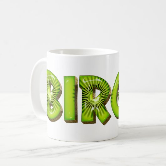 Birgit Name Kiwi Style Tasse Teetasse Kaffeetasse (Vorderseite Links)