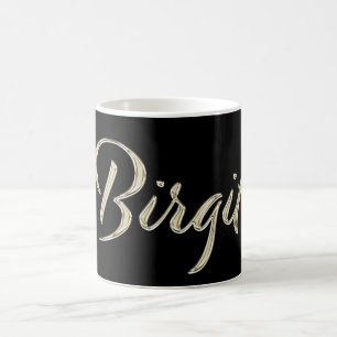 Birgit white gold Handwriting Tasse Kaffeetasse