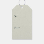 Birke Black Bear Bark Pine Berries Geschenkanhänger (Rückseite)