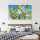 Birke - Der Frühling ist in der Luft Leinwanddruck (Insitu (Schlafzimmer))