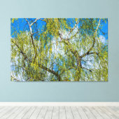 Birke - Der Frühling ist in der Luft Leinwanddruck (Insitu (Holzboden))