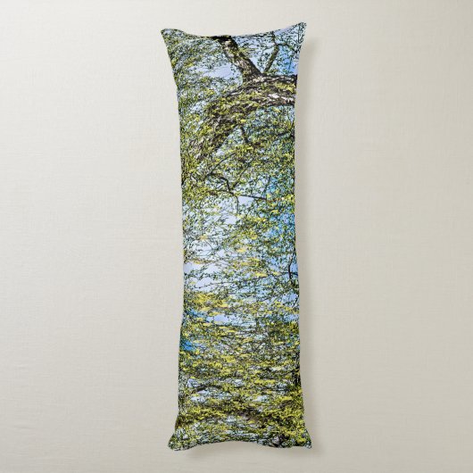 Birke - Der Frühling ist in der Luft Seitenschläferkissen (Rückseite (Vertikal))