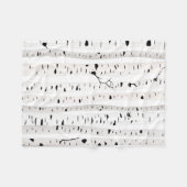 Birke Fleecedecke (Vorderseite (Horizontal))