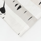 Birke Fleecedecke (Ecke)