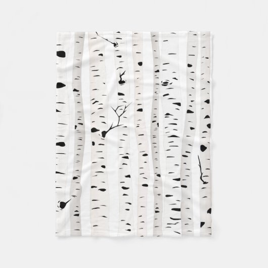 Birke Fleecedecke (Vorderseite)