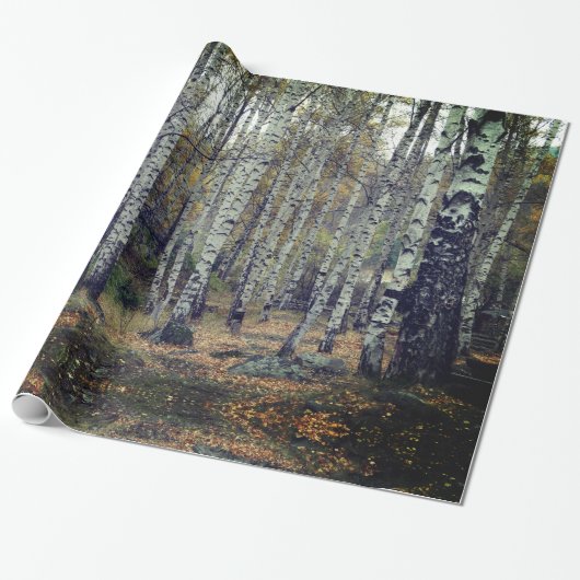 Birke Forrest glattes Packpapier, 30 in x 6 ft Geschenkpapier (Ungerollt)