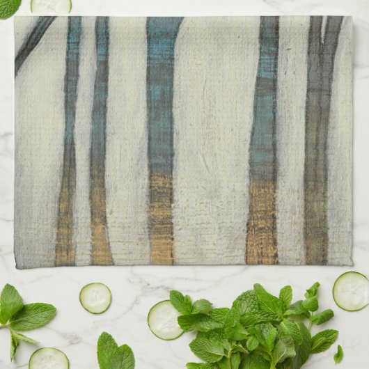 Birke Line I Handtuch (Gefaltet)
