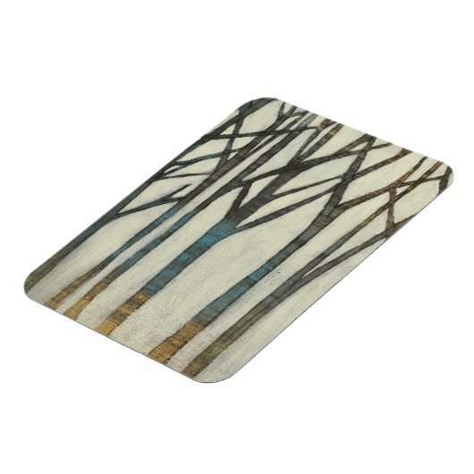 Birke Line I Magnet (Linke Seite)