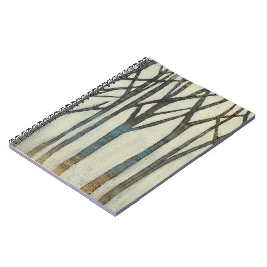 Birke Line I Notizblock (Linke Seite)
