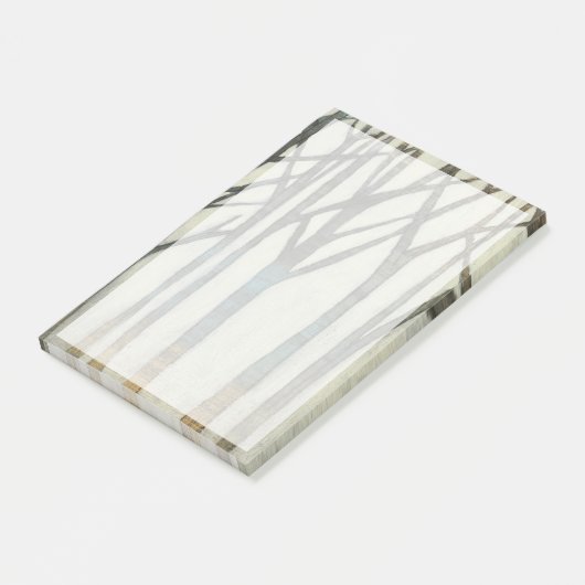 Birke Line I Post-it Klebezettel (angewinkelt)