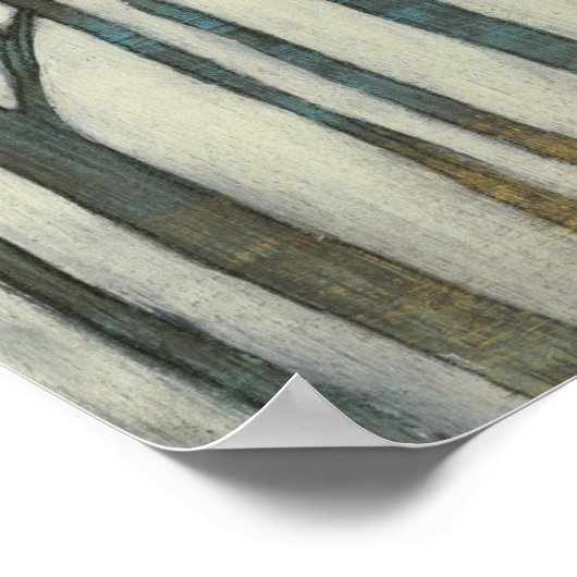 Birke Line I Poster (Ecke)