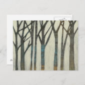 Birke Line I Postkarte (Vorne/Hinten)