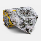 Birke und Flechte Krawatte (Gerollt)