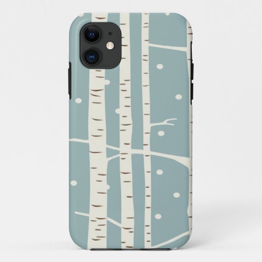 Birken-Baum iPhone Fall Case-Mate iPhone Hülle (Rückseite)