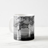 Birken-Baum-Kaffee-Tasse Kaffeetasse (Vorderseite Links)