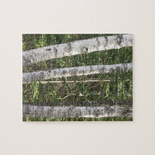 Birken-Baum-Puzzlespiel Puzzle (Horizontal)