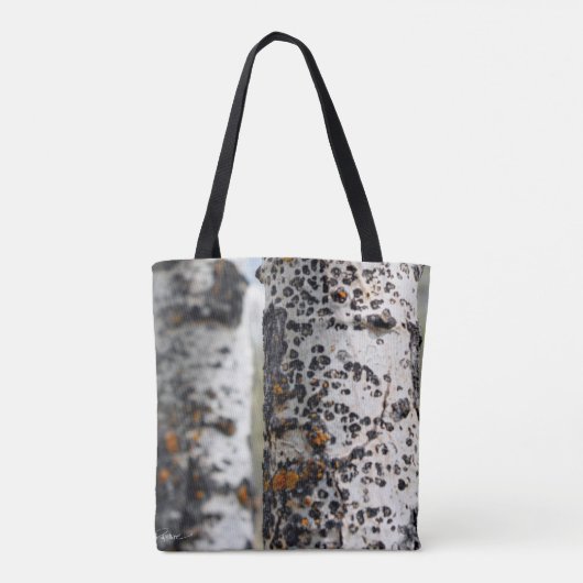 Birken-Baum-Taschen-Tasche Tasche (Rückseite)