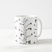 Birken-Baum-Tasse Kaffeetasse (VorderseiteRechts)