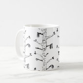 Birken-Baum-Tasse Kaffeetasse (Vorderseite Links)