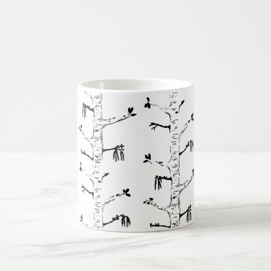 Birken-Baum-Tasse Kaffeetasse (Mittel)