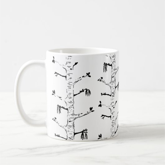 Birken-Baum-Tasse Kaffeetasse (Links)