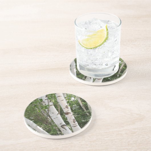 Birken-Baum-Untersetzer Untersetzer (Seite)