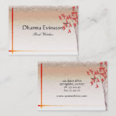 Birken-Baum-Visitenkarte Visitenkarte (Vorne/Hinten)