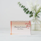 Birken-Baum-Visitenkarte Visitenkarte (Stehend Vorderseite)