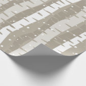 Birken-Baum-Weihnachtsfeiertags-Packpapier Geschenkpapier (Ecke)