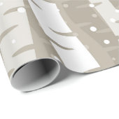 Birken-Baum-Weihnachtsfeiertags-Packpapier Geschenkpapier (Rolleneckpunkt)