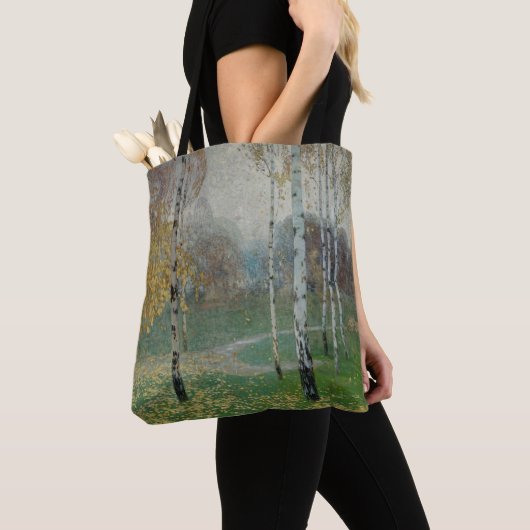 Birken-Bäume, 1904 (Öl auf Leinwand) Tasche (Von Nahem)
