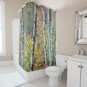 Birken-Bäume Duschvorhang (Beispiel)