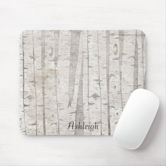 Birken-Bäume Mousepad (Mit Mouse)