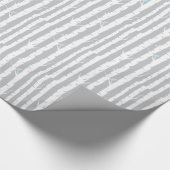 Birken-Bäume und Vögel Geschenkpapier (Ecke)