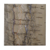 Birken-Baumrinde Fliese (Vorderseite)