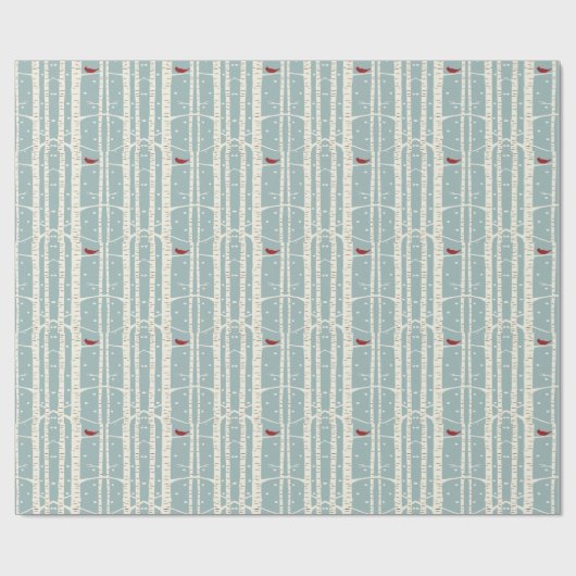 Birken Geschenkpapier (Flach)