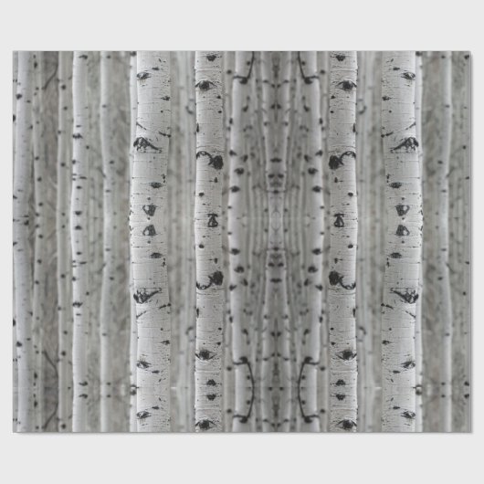 Birken Geschenkpapier (Flach)