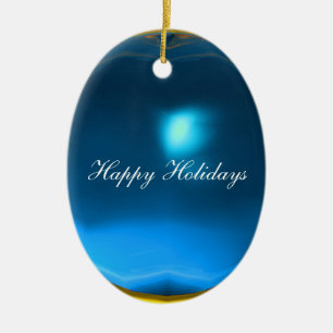 BIRKEN IN DER TUSKANA KERAMIKORNAMENT