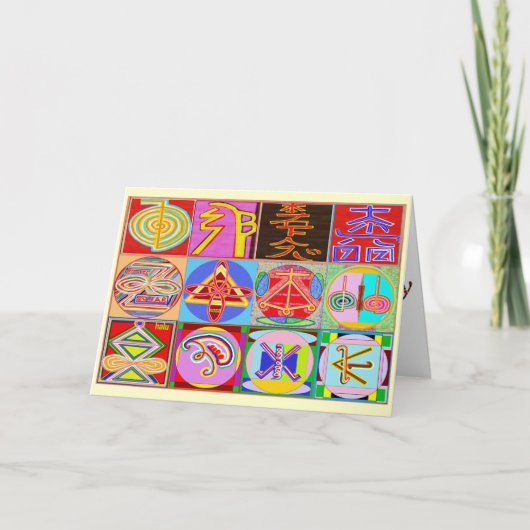 Birken-Land-alles Gute zum Geburtstag - Reiki Karte (Vorderseite)