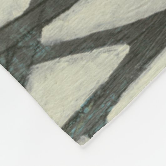 Birken-Linie I Fleecedecke (Ecke)