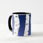 Birken-Mond-Tasse Tasse (Vorderseite Links)