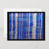 Birken Postkarte (Vorne/Hinten)